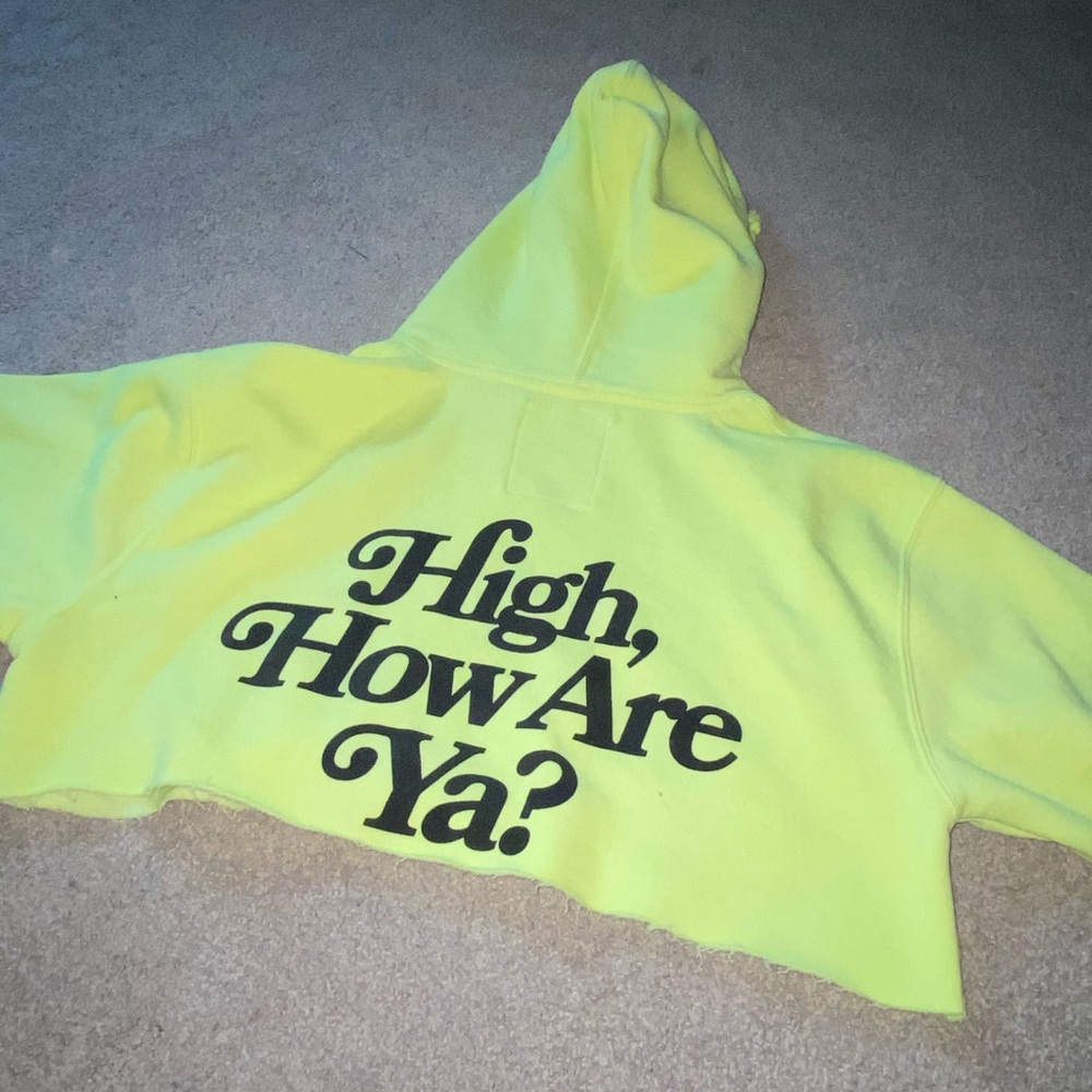 COPY - Jeffrey Star Cropped Hoodie